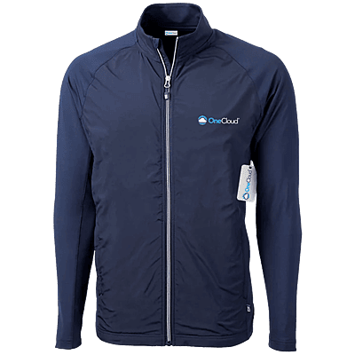 OneCloud Mens Hybrid Full Zip Jacket