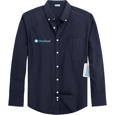 OneCloud Mens Pro Oxford Button Down Shirt