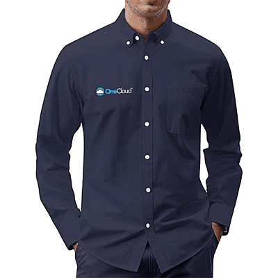 OneCloud Mens Pro Oxford Button Down Shirt