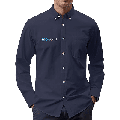 OneCloud Mens Pro Oxford Button Down Shirt