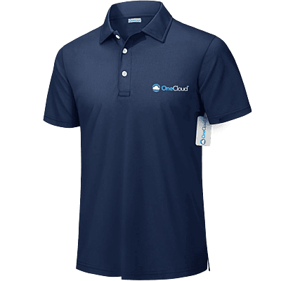 OneCloud Mens Quick-Dry Fitted Polo