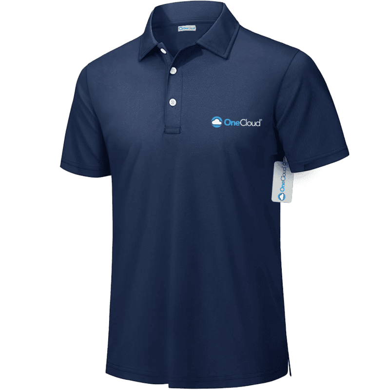 OneCloud Mens Quick-Dry Fitted Polo